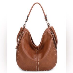 Vegan Leather Conceal Carry Hobo Bag